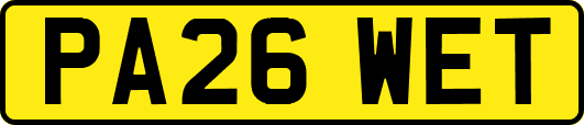 PA26WET