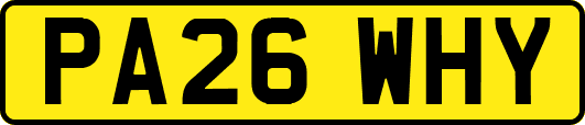 PA26WHY