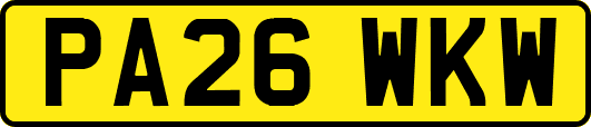 PA26WKW