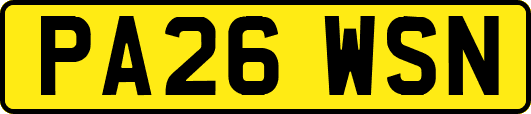 PA26WSN