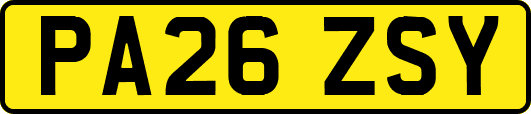 PA26ZSY