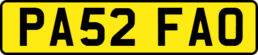 PA52FAO