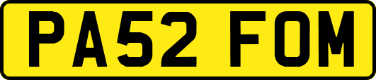 PA52FOM