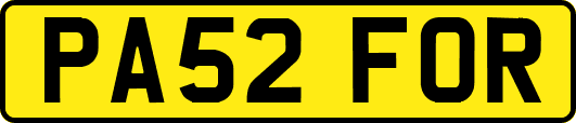 PA52FOR