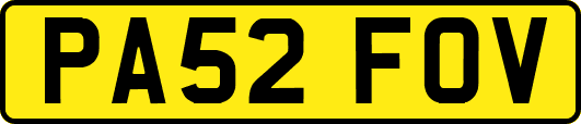 PA52FOV