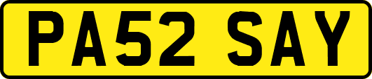 PA52SAY