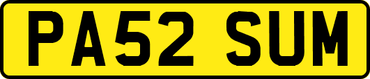 PA52SUM