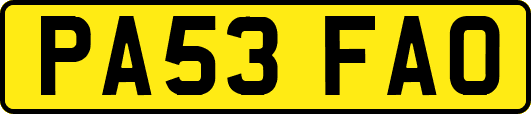 PA53FAO
