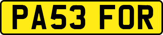 PA53FOR