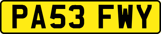 PA53FWY