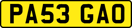 PA53GAO