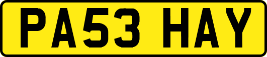 PA53HAY