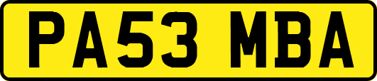 PA53MBA