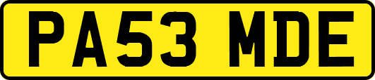 PA53MDE
