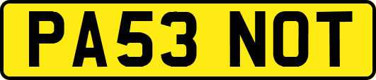 PA53NOT