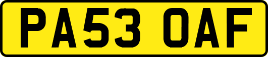 PA53OAF