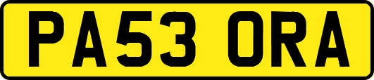 PA53ORA