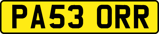 PA53ORR