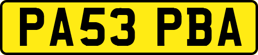 PA53PBA