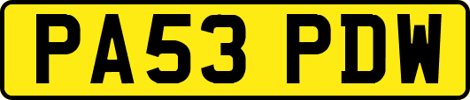 PA53PDW