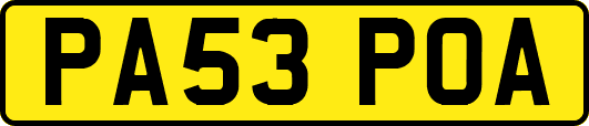 PA53POA