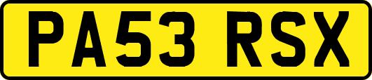 PA53RSX