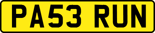 PA53RUN