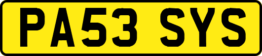 PA53SYS