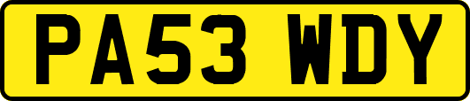 PA53WDY