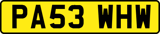 PA53WHW