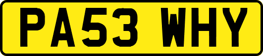 PA53WHY