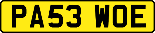 PA53WOE