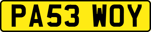 PA53WOY