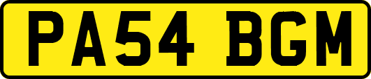 PA54BGM