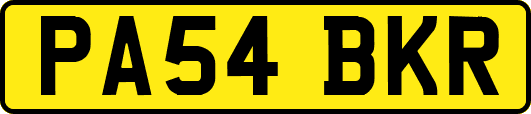 PA54BKR