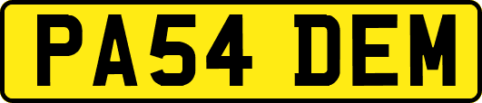 PA54DEM