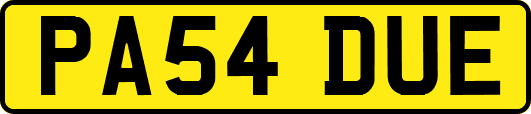 PA54DUE