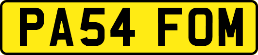PA54FOM
