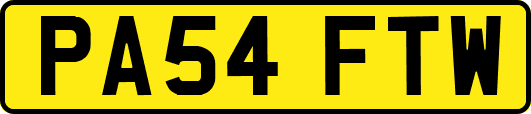 PA54FTW