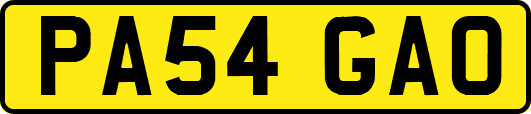 PA54GAO