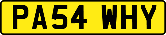PA54WHY