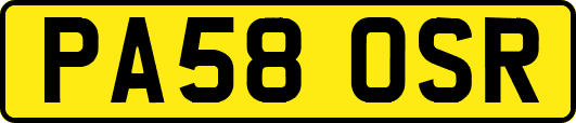 PA58OSR