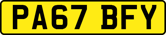 PA67BFY
