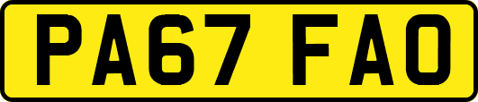 PA67FAO