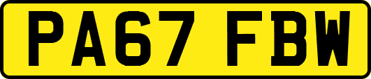 PA67FBW