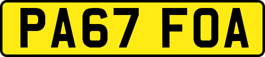 PA67FOA