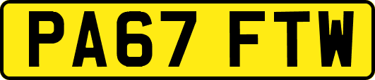PA67FTW