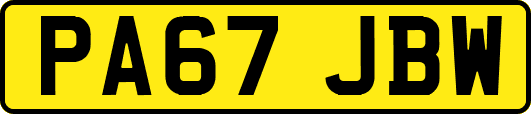 PA67JBW