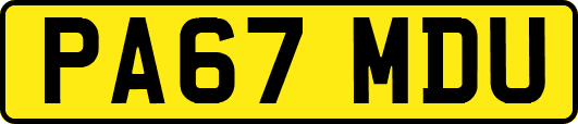 PA67MDU