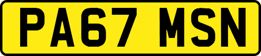 PA67MSN